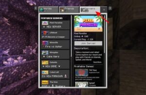 mo minecraft pe va chon play de bat dau choi voi ban be