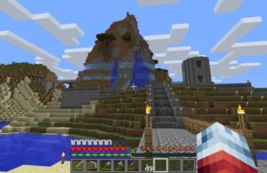 xay dung cong trinh doc dao trong che do creative cua minecraft pe