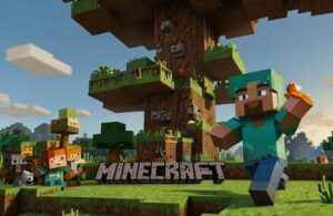 gameplay minecraft pe tren dien thoai voi the gioi mo sang tao va sinh ton