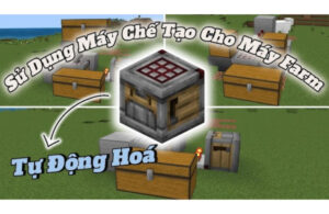 khoi crafter va he thong tu dong hoa trong minecraft