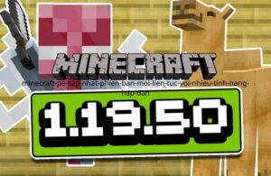 minecraft pe cap nhat phien ban moi lien tuc voi nhieu tinh nang hap dan
