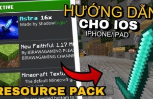 minecraft pe huong dan cach cai resource pack trong minecraft pocket edition tren dien thoai