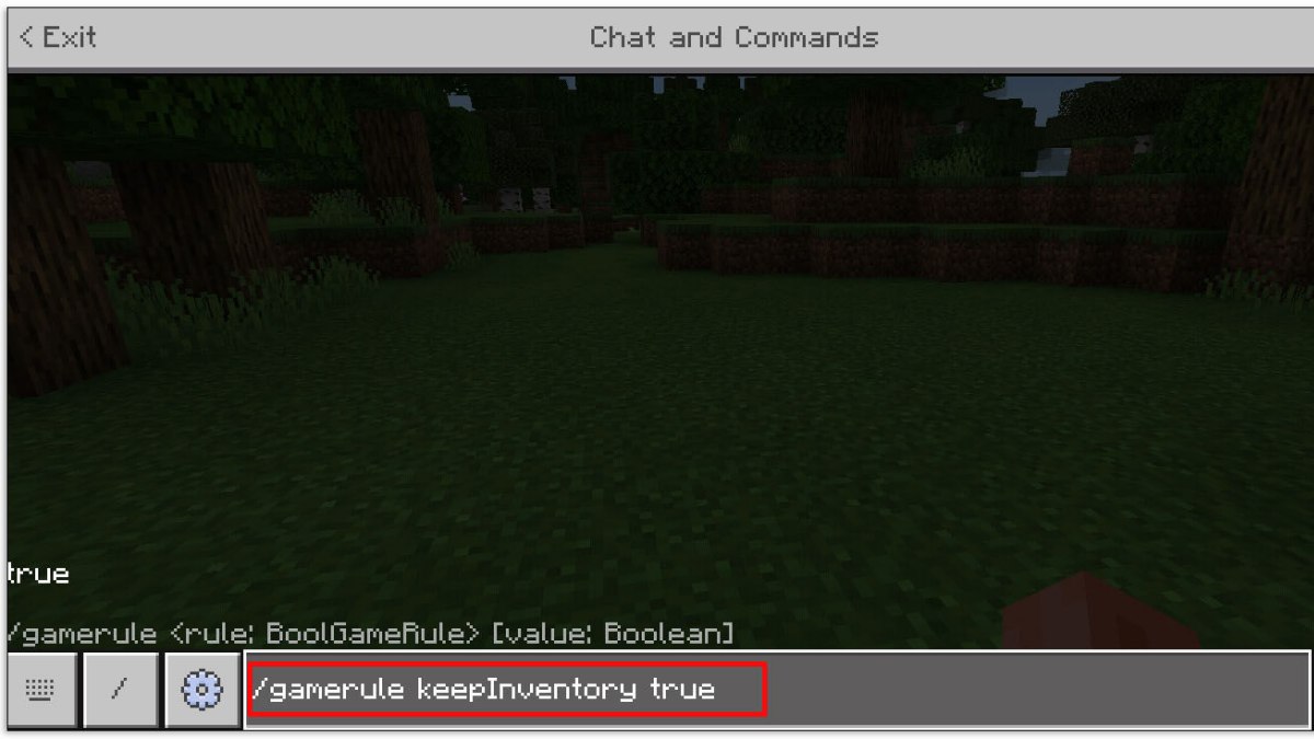 mo khung chat de nhap lenh minecraft