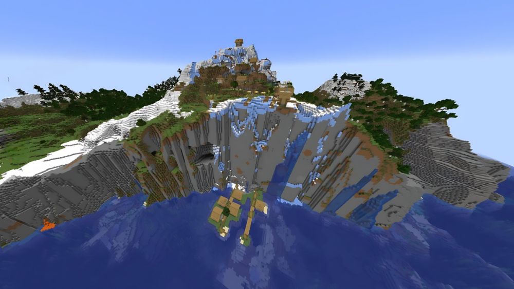 Top 12 seed Minecraft đẹp nhất 2026 không thể bỏ lỡ 10 seed minecraft lang duoi vach da