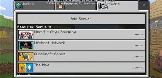 them server minecraft pe vao game